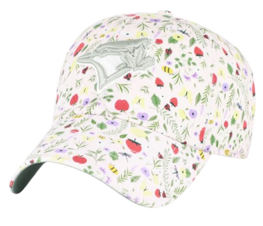 47 MLB Toronto Blue Jays Youth Posey Floral Clean Up Adjustable Cap - Light Pink