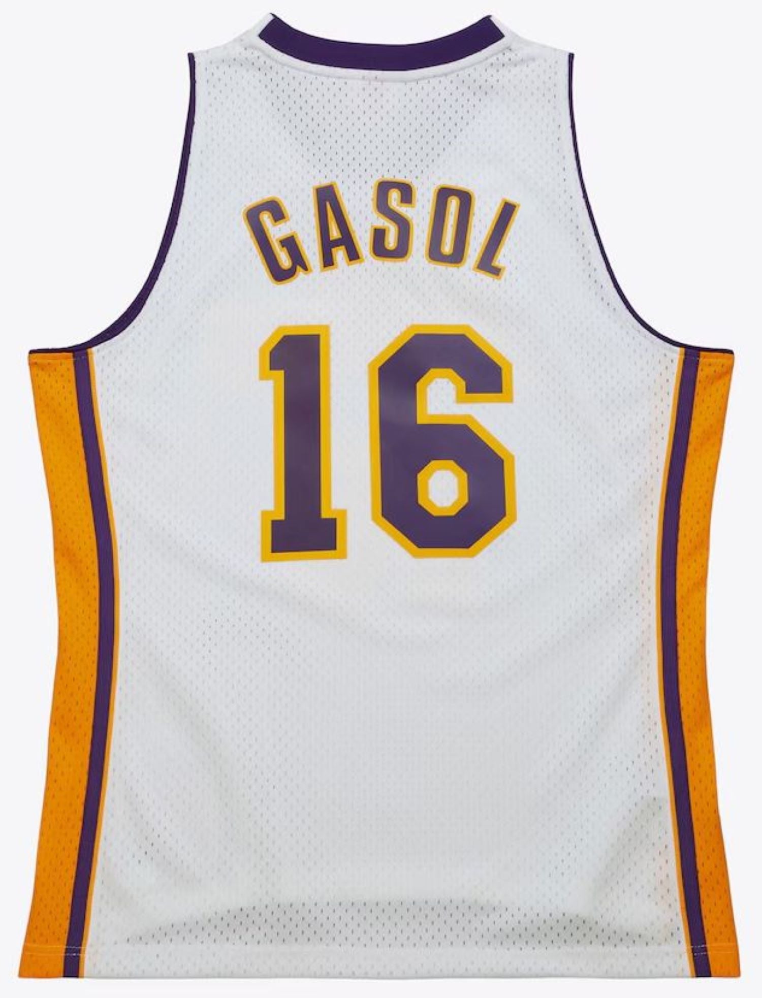 Mitchell & Ness NBA Los Angeles Lakers Pau Gasol #16 2008-09 Noche