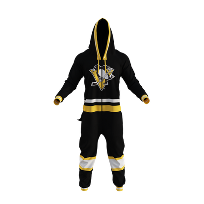 Hockey Sockey NHL Pittsburgh Penguins Onesie - Black/Yellow