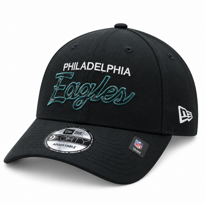 New Era 9FORTY NFL Core Script Team Adjustable Snapback Hat