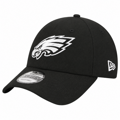 New Era 9FORTY NFL Core Team Adjustable Snapback Hat - Black/White