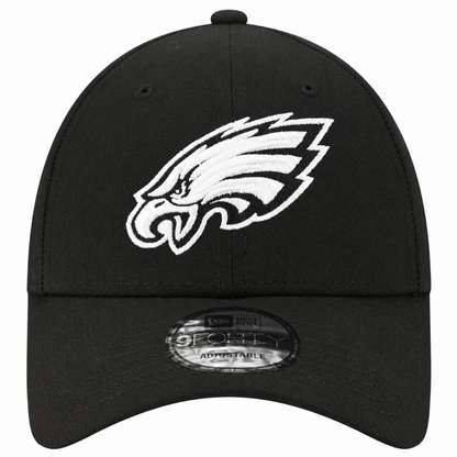 New Era 9FORTY NFL Core Team Adjustable Snapback Hat - Black/White