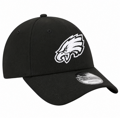 New Era 9FORTY NFL Core Team Adjustable Snapback Hat - Black/White