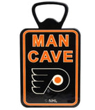 NHL Man Cave 4 x 2.5 inch Super Steel Magnet Bottle Opener