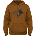Toronto Blue Jays MLB Express Twill Tonal Dune Logo Hoodie - Dune