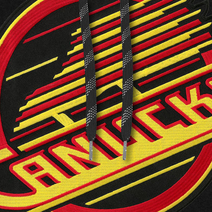 Bulletin NHL Vancouver Canucks Skate Logo Express Twill Logo Hoodie - Black