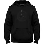 Toronto Raptors NBA Express Twill Logo Hoodie - Tonal Black Logo - Black