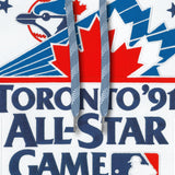 Toronto Blue Jays Cooperstown MLB Express Twill Logo Hoodie - All-Star - Light Blue