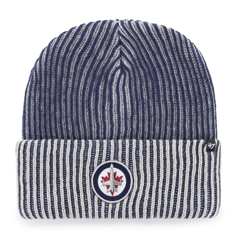 '47 NHL Winnipeg Jets Cold Snap Cuff Knit - Grey/Blue