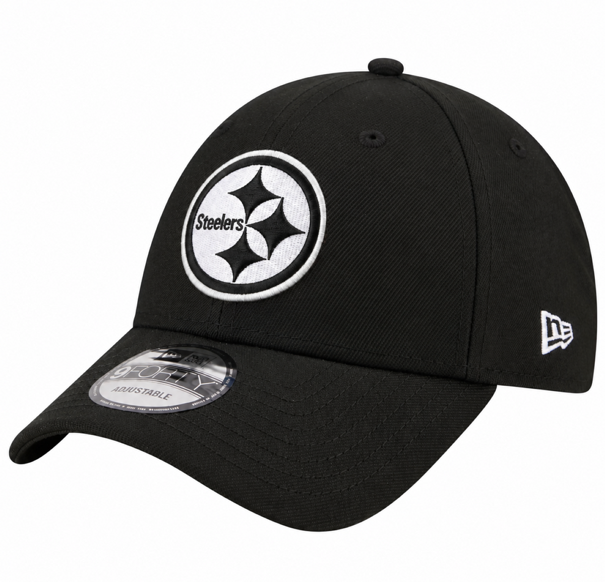 New Era 9FORTY NFL Core Team Adjustable Snapback Hat - Black/White