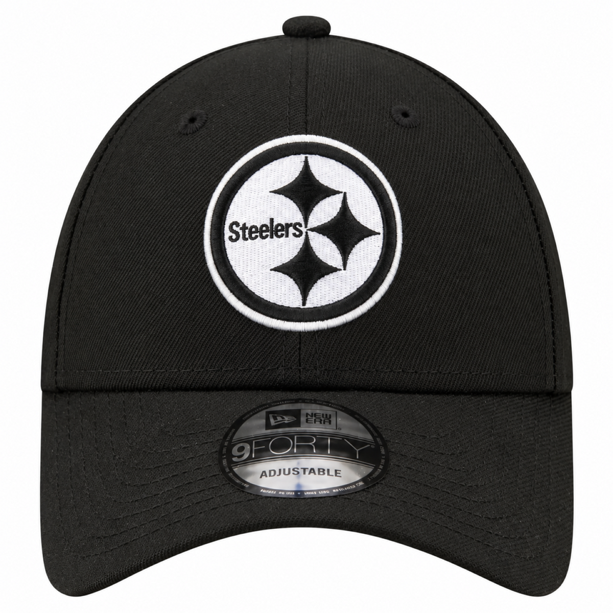 New Era 9FORTY NFL Core Team Adjustable Snapback Hat - Black/White