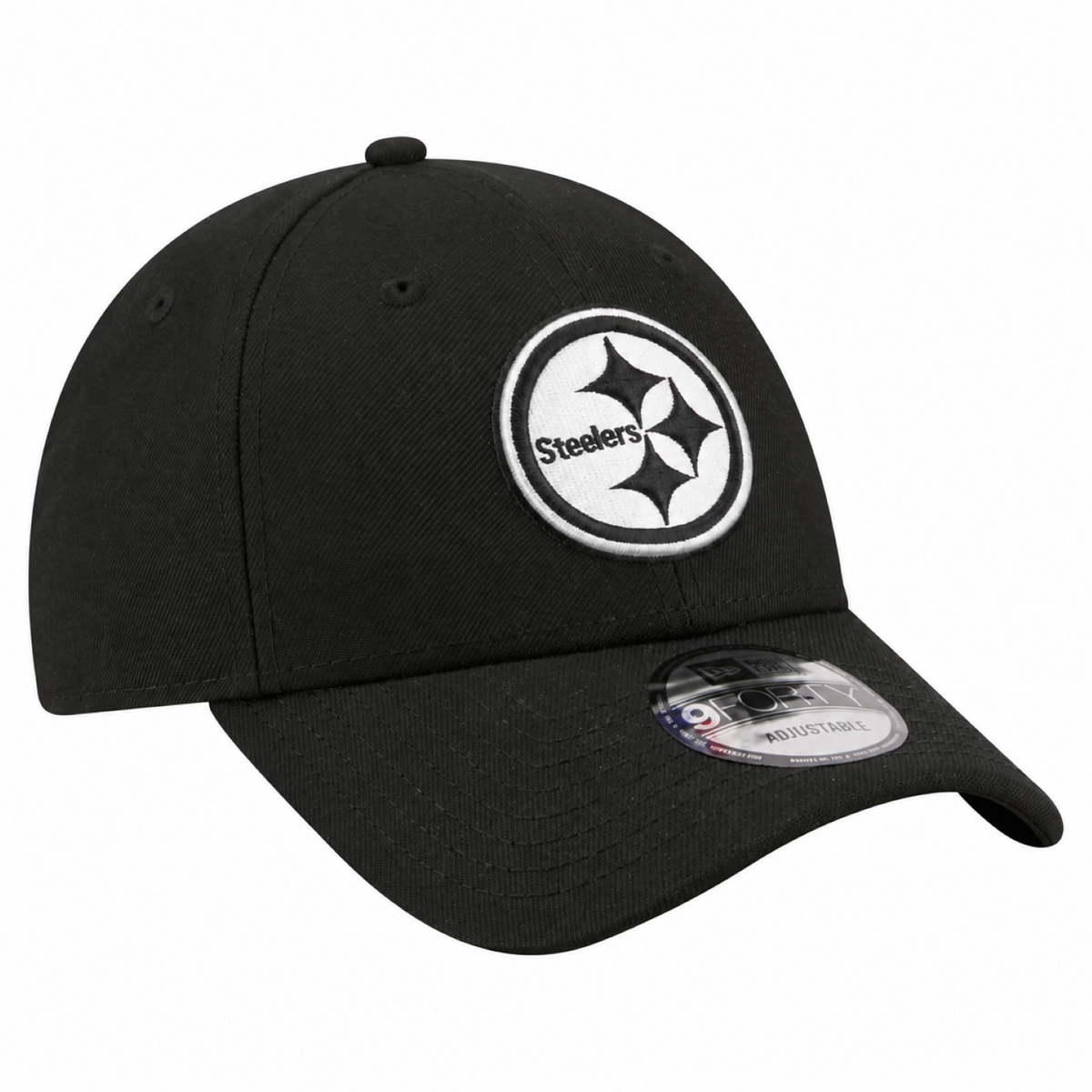 New Era 9FORTY NFL Core Team Adjustable Snapback Hat - Black/White