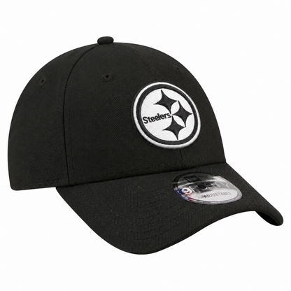 New Era 9FORTY NFL Core Team Adjustable Snapback Hat - Black/White
