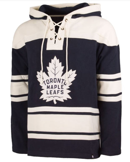 '47 NHL Toronto Maple Leafs Auston Matthews Player Lacer Hoodie - Navy