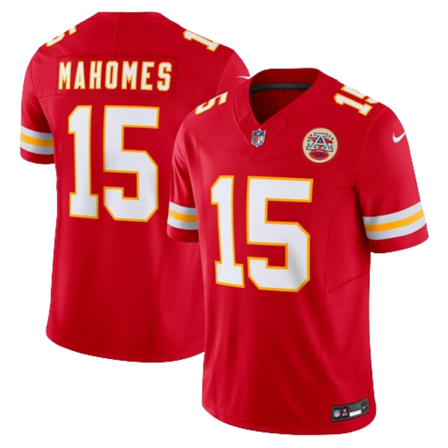 Men's Nike NFL Kansas City Chiefs Patrick Mahomes Vapor F.U.S.E. Limited Jersey - Red