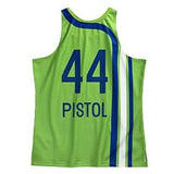 Pistol Pete Maravich #44 Atlanta Hawks Mitchell & Ness 1970-71 Swingman Jersey - Green