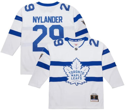 Mitchell & Ness Youth NHL Toronto Maple Leafs William Nylander #29 2018 Stadium Series Game Power Play Jersey - White