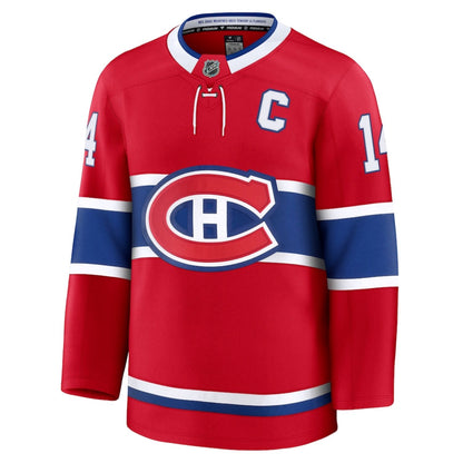 Fanatics NHL Montreal Canadiens Nick Suzuki #14 Captain Patch Home Premium Player Jersey - Red