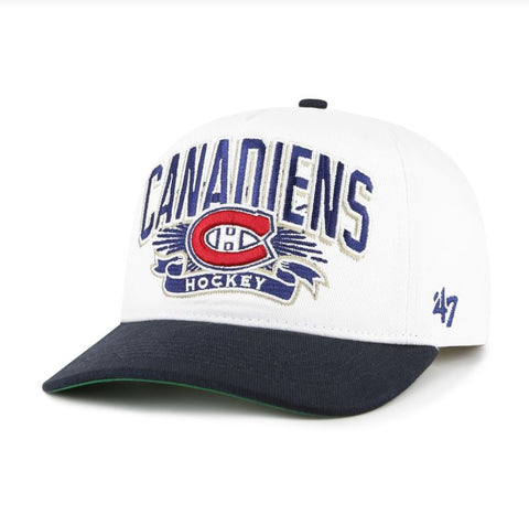 '47 NHL Montreal Canadiens Prime Play Hitch RF Adjustable Snapback Hat - White