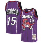 Youth Mitchell & Ness Vince Carter Purple Toronto Raptors 1998-99 Hardwood Classics Swingman Throwback Jersey