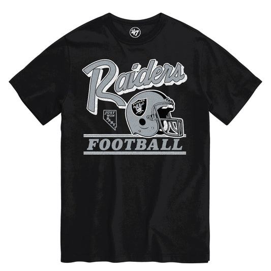'47 NFL Las Vegas Raiders Fly By T Shirt - Black