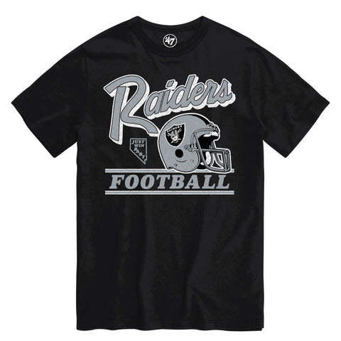 '47 NFL Las Vegas Raiders Fly By T Shirt - Black