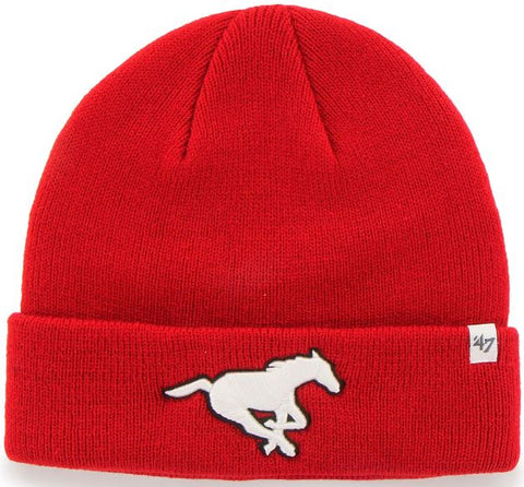 47 CFL Calgary stampeders Raised Cuff Knit Hat - Red