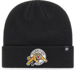 47 CFL Hamilton Tigerscats Raised Cuff Knit Hat - Black