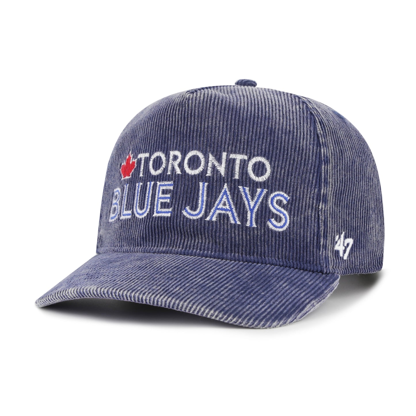 '47 Hitch MLB Toronto Blue Jays Reclaim Corduroy Adjustable Snapback Hat - Blue