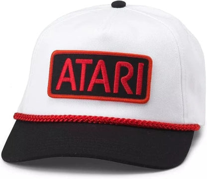 American Needle Atari Roscoe Adjustable Snapback Hat - White/Black