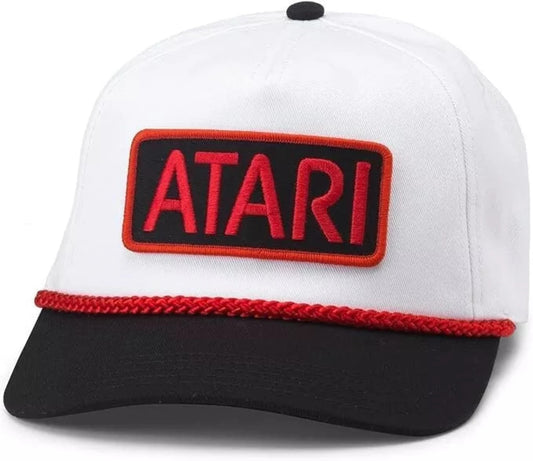 American Needle Atari Roscoe Adjustable Snapback Hat - White/Black