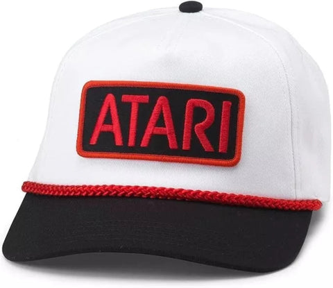 American Needle Atari Roscoe Adjustable Snapback Hat - White/Black