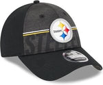 New Era Pittsburgh Steelers Black 9Forty SS NFL Training Adjustable - One Size