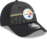 New Era Pittsburgh Steelers Black 9Forty SS NFL Training Adjustable - One Size