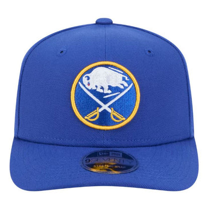 New Era 9SEVENTY NHL Buffalo Sabres Stretch-Snap Adjustable Snapback Hat - Royal Blue