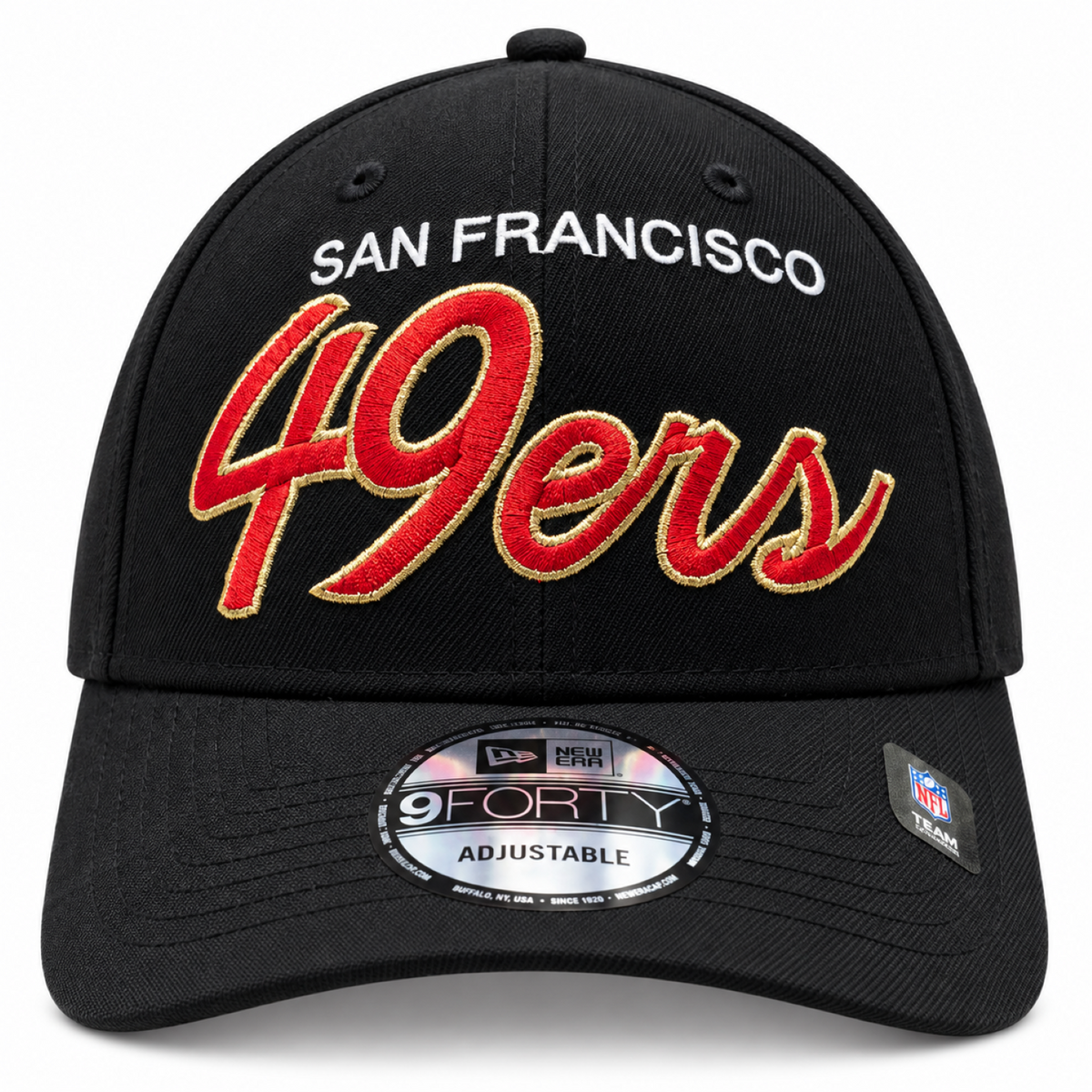 New Era 9FORTY NFL Core Script Team Adjustable Snapback Hat