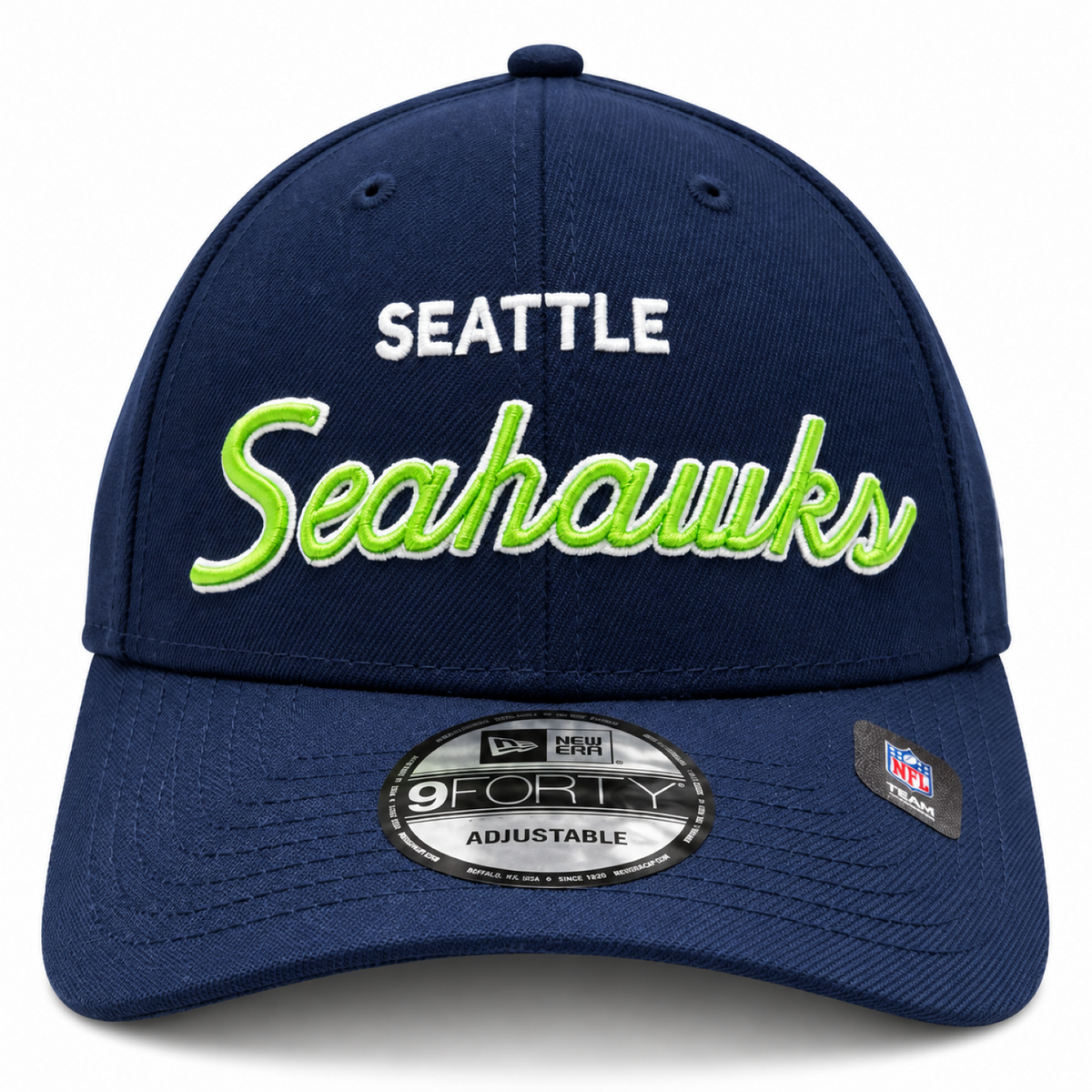 New Era 9FORTY NFL Core Script Team Adjustable Snapback Hat