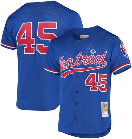Mitchell & Ness MLB  Montreal Expos Pedro Martinez Jersey - Royal Blue