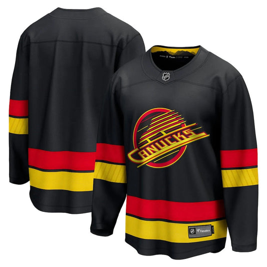 Fanatics NHL Vancouver Canucks Alternate Blank Breakaway Jersey - Black