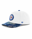 ’47 NHL Winnipeg Jets MVP Adjustable Hat – White Galaxy Brim