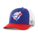 Men's Toronto Blue Jays '47  Brand Blue/Red/White Trucker - Snapback Hat