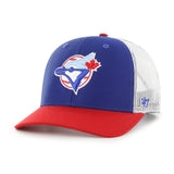 Men's Toronto Blue Jays '47  Brand Blue/Red/White Trucker - Snapback Hat