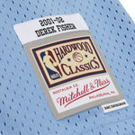 Men's Mitchell & Ness NBA Derek Fisher Los Angeles Lakers 2001/02 Hardwood Classics Swingman Jersey - Powder Blue