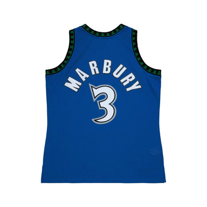 Stephon Marbury #3 Minnesota Timberwolves 1996 Mitchell & Ness Swingman Jersey