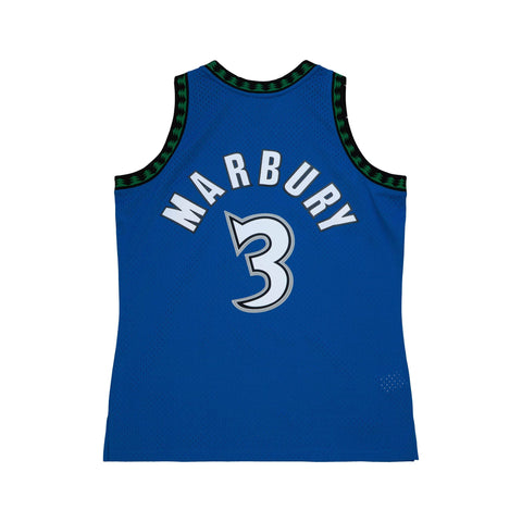 Stephon Marbury #3 Minnesota Timberwolves 1996 Mitchell & Ness Swingman Jersey