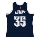 Men's Mitchell & Ness NBA Kevin Durant Oklahoma City Thunder 2015/16 Hardwood Classics Swingman Jersey - Navy
