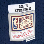 Men's Mitchell & Ness NBA Kevin Durant Oklahoma City Thunder 2015/16 Hardwood Classics Swingman Jersey - Navy