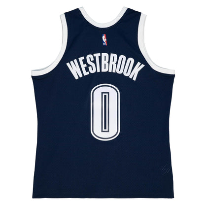 Russell Westbrook #0 Oklahoma City Thunder Mitchell & Ness 2015 Swingman Jersey - Navy