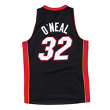 Men's Miami Heat Shaquille O'Neal Black Mitchell & Ness Hardwood Classics 2005/06 Swingman Jersey