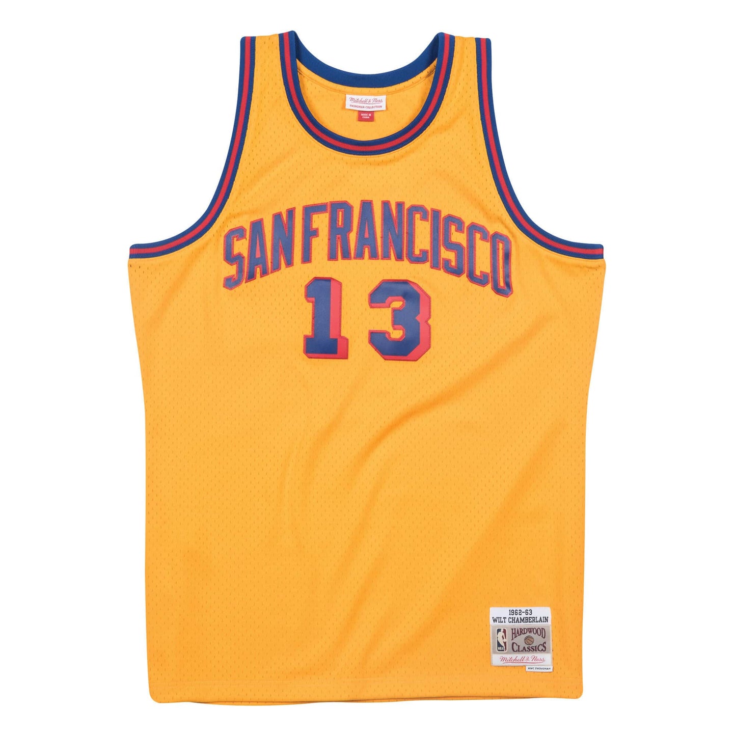 NBA Swingman Jersey San Francisco Warriors 1962-63 Wilt Chamberlain #13